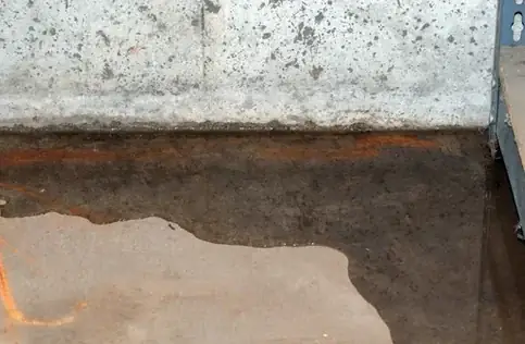Cove joint leak in Markham basement